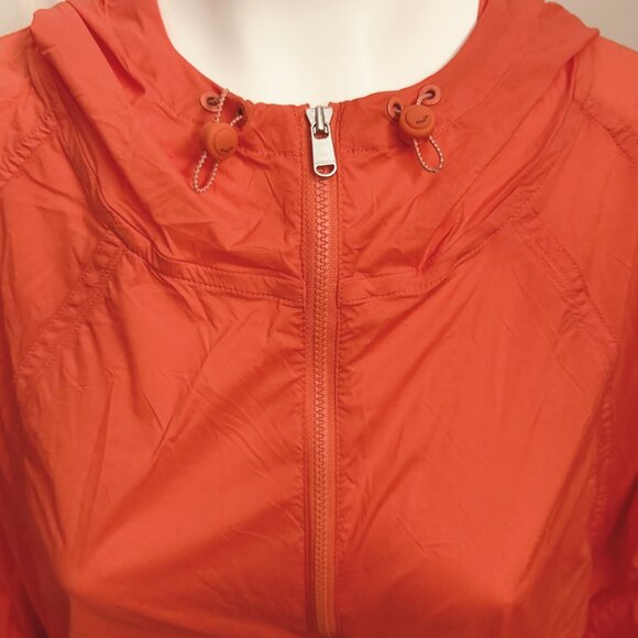 Athleta Expedition Hike Shell Jacket Womens Plus 2X Vermillion Orange Gorpcore - Picture 4 of 9